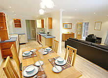 Kitchen and dining area